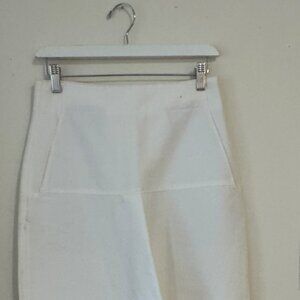 Tibi White Midi Skirt Size 4